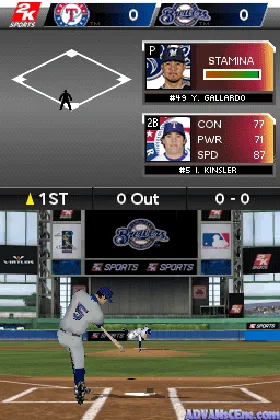 Major League Baseball 2K12 (USA) screen shot game playing